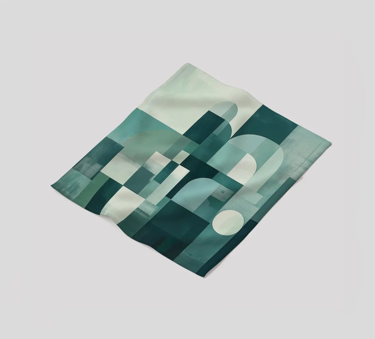 Blu astratto coperta in pile da Imagine