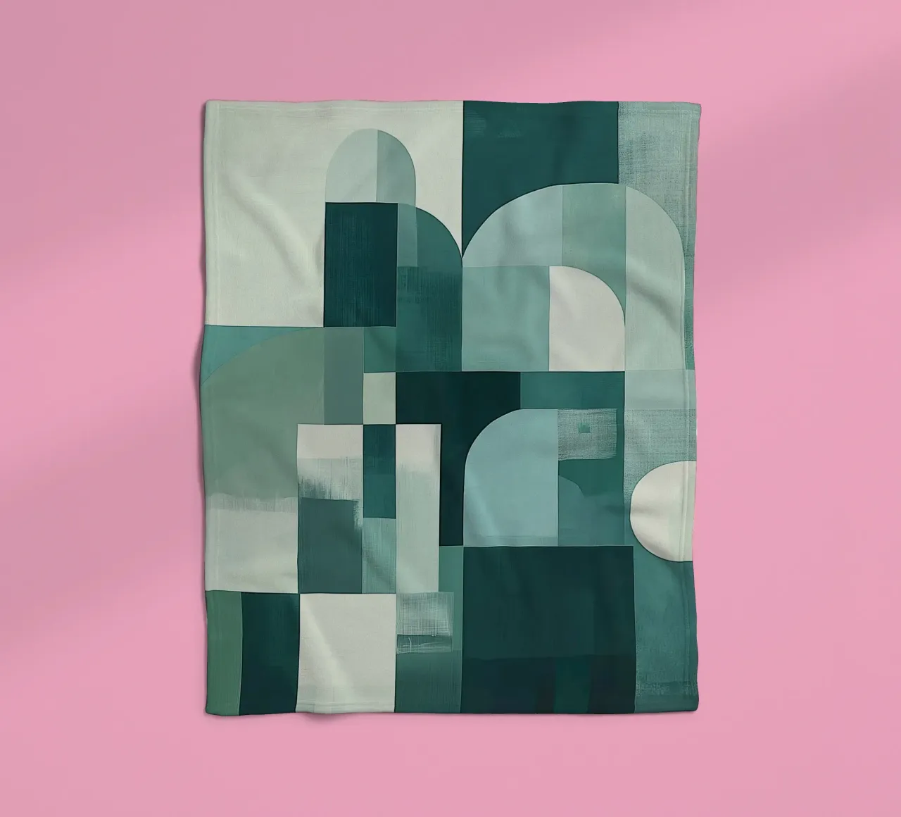 Blu astratto coperta in pile da Imagine
