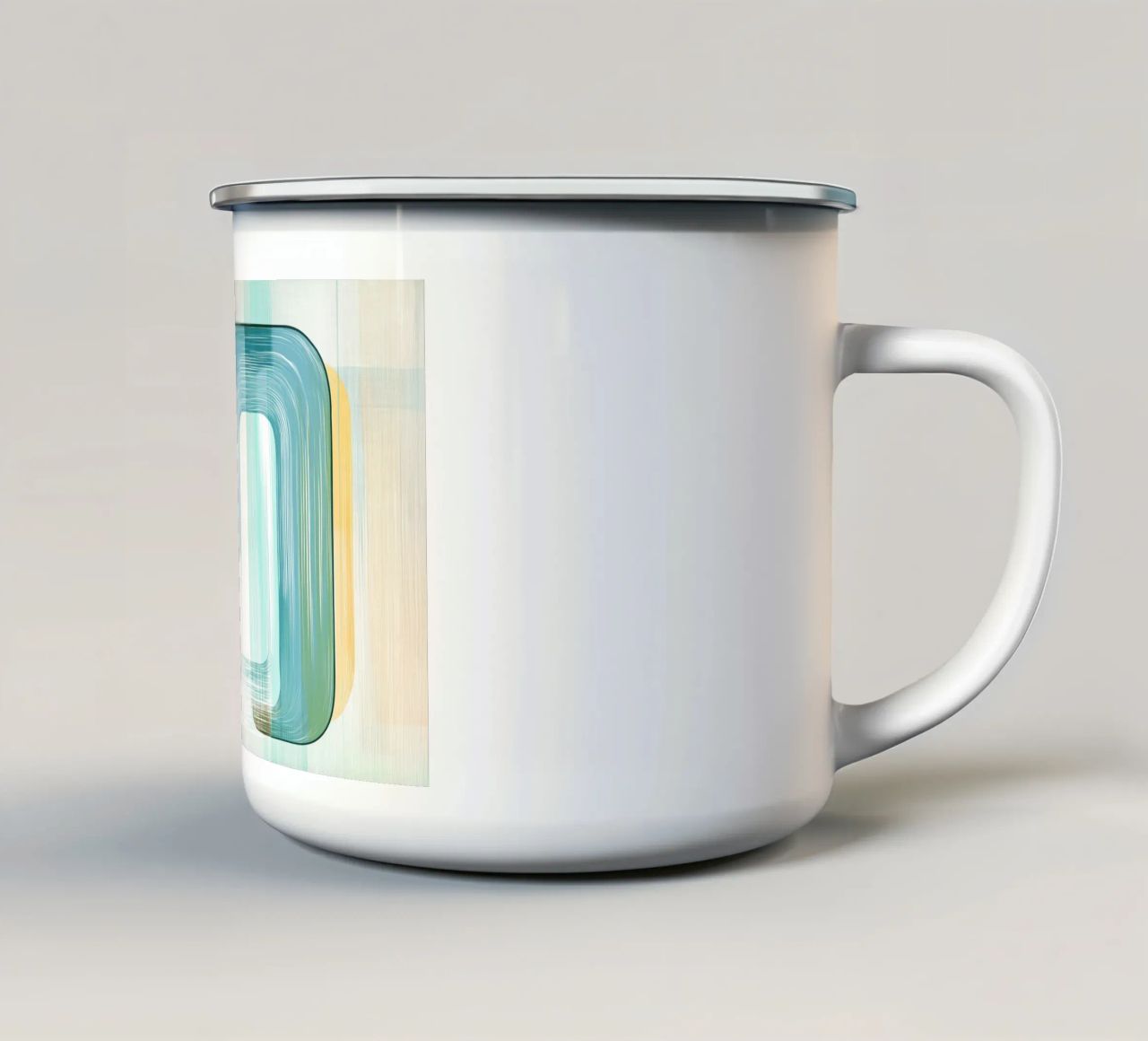 Forme astratte tazza in smalto da Imagine