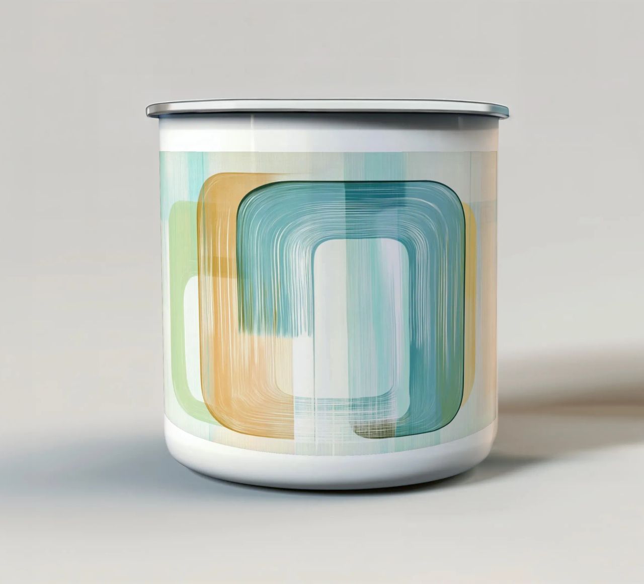 Forme astratte tazza in smalto da Imagine