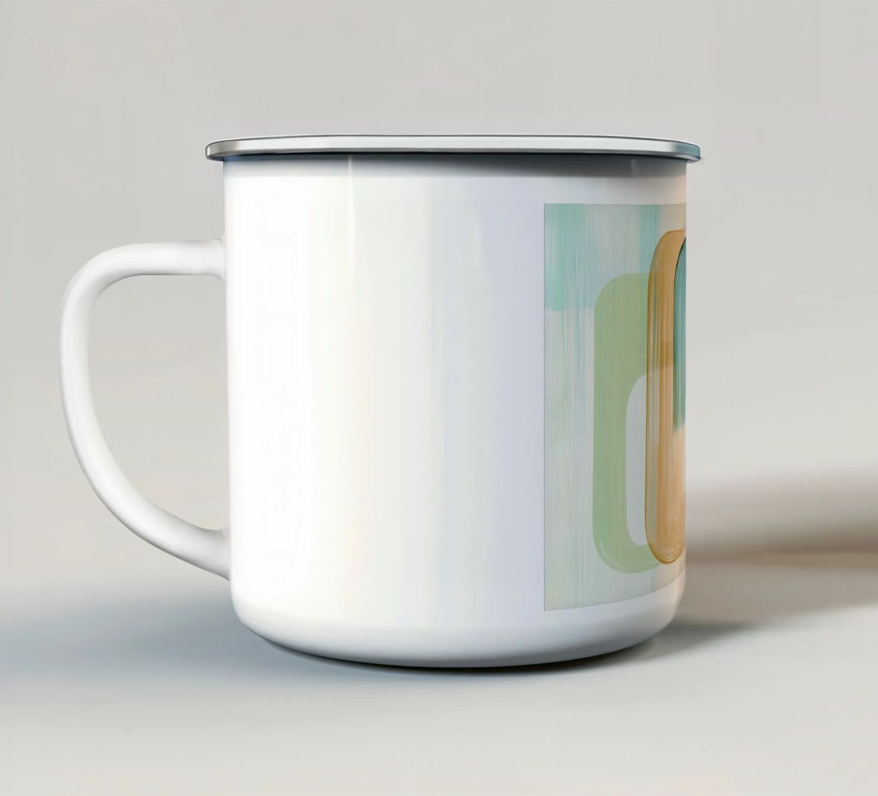 Forme astratte tazza in smalto da Imagine
