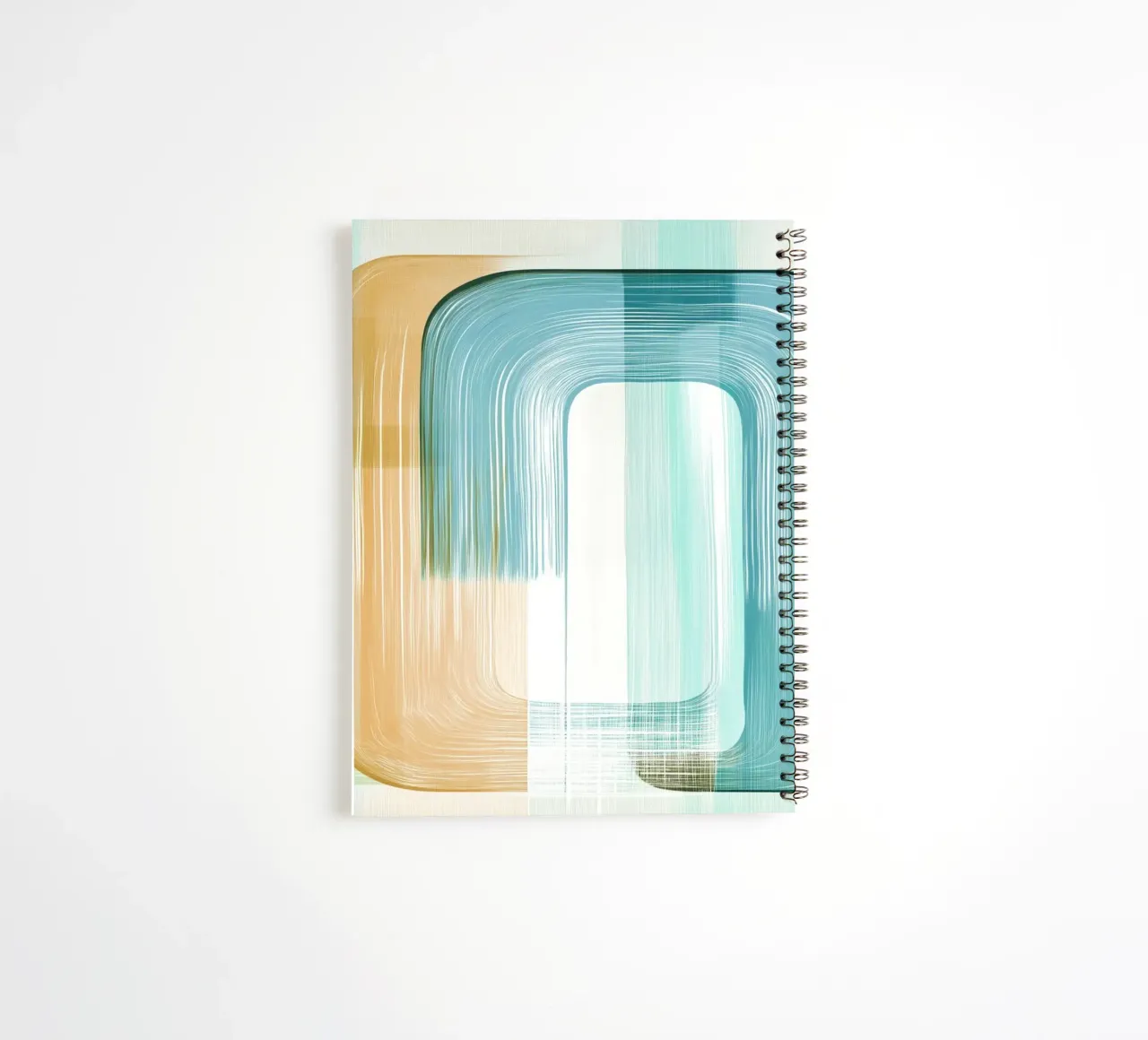 Abstract forms spiral notebook by Imagine