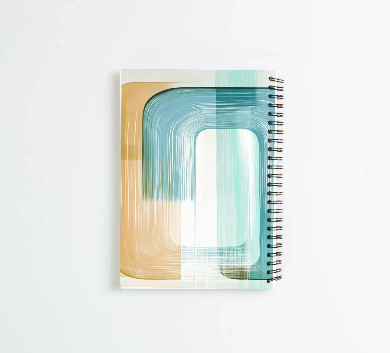 Abstract forms spiral notebook by Imagine
