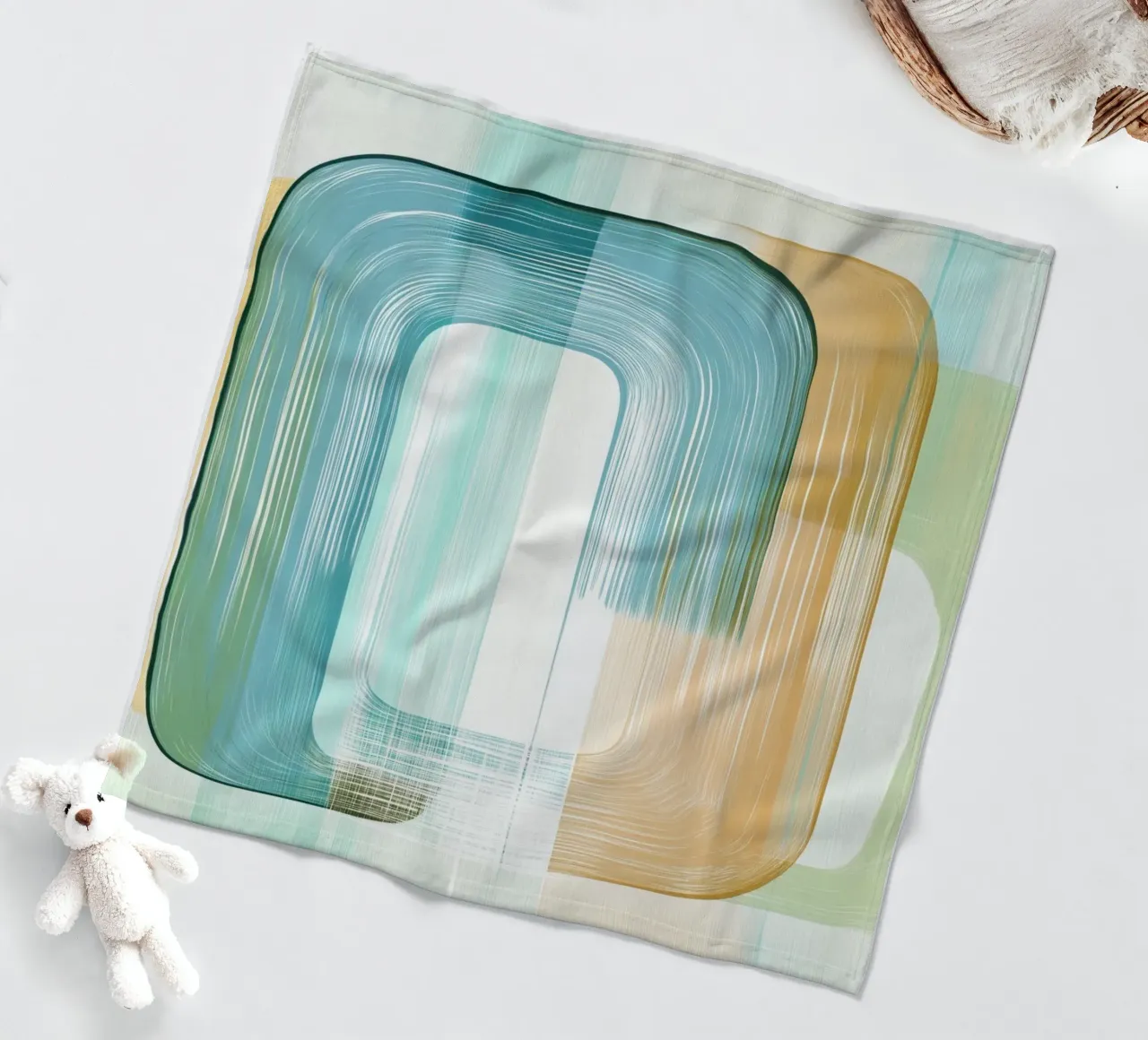 Forme astratte coperta in pile da Imagine
