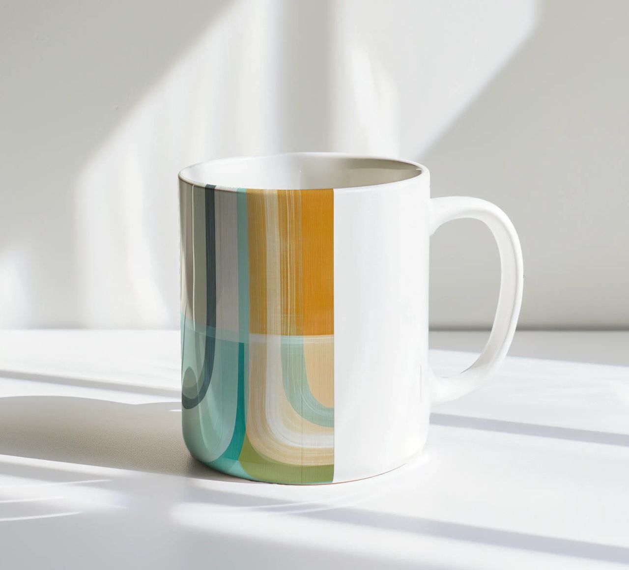 Astratto retrò tazza in ceramica da Imagine