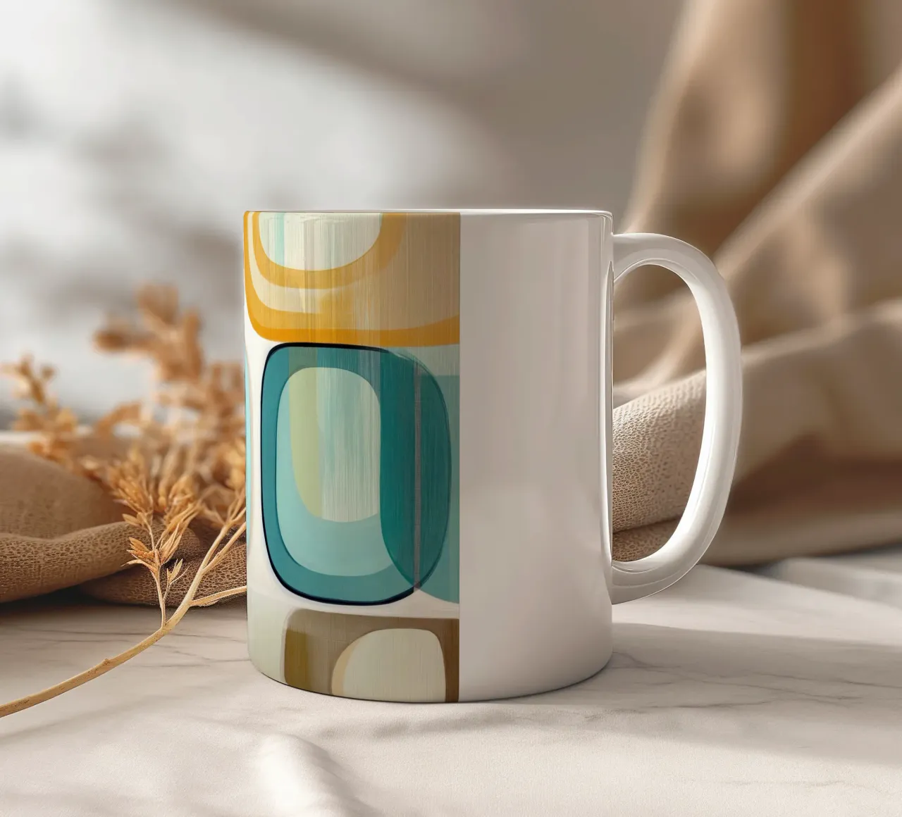 Astratto retrò tazza in ceramica da Imagine