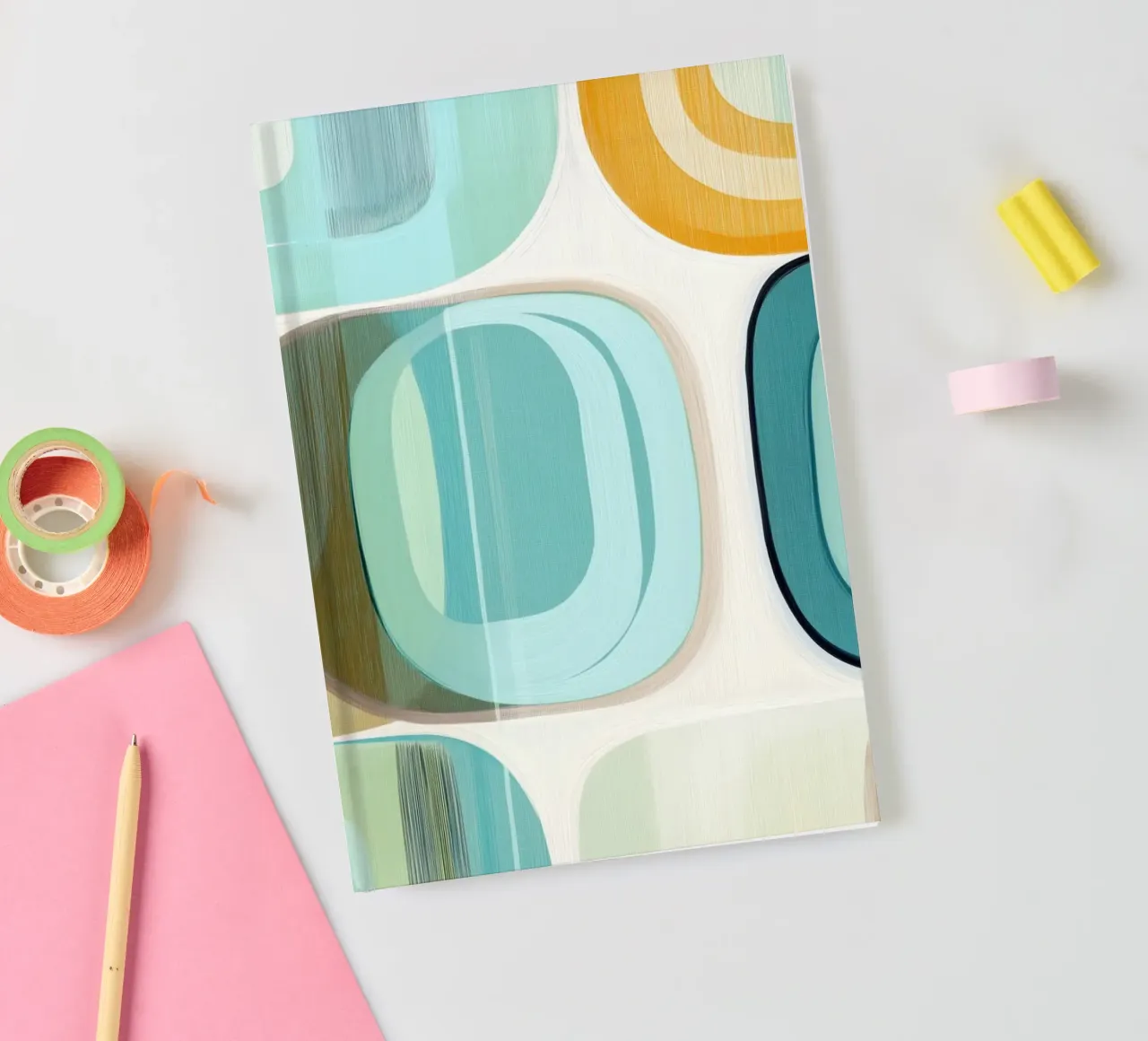 Abstract retro notebook by Imagine