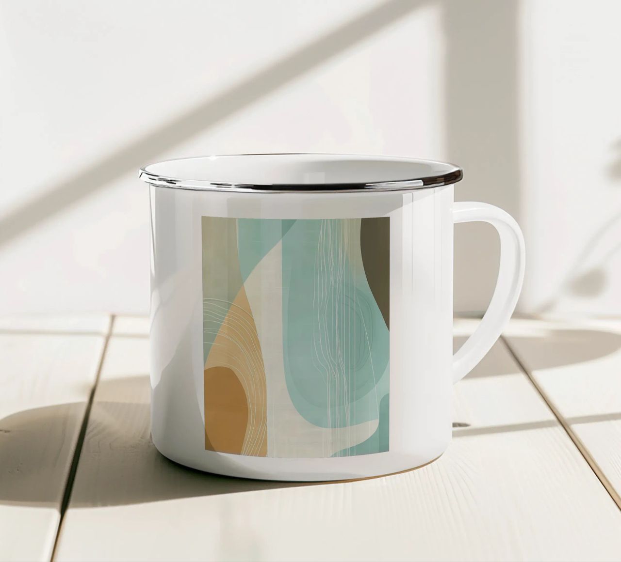 Astratto naturale tazza in smalto da Imagine