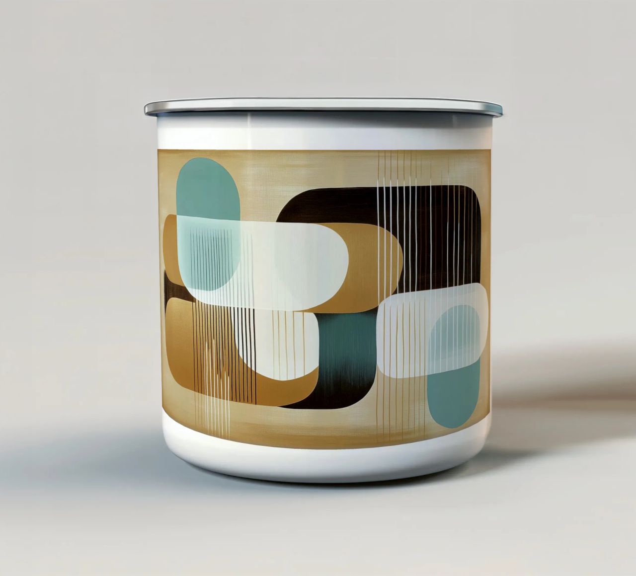 Vintage astratto tazza in smalto da Imagine