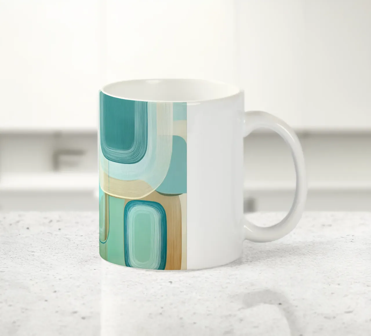 Astratto retrò tazza in ceramica da Imagine