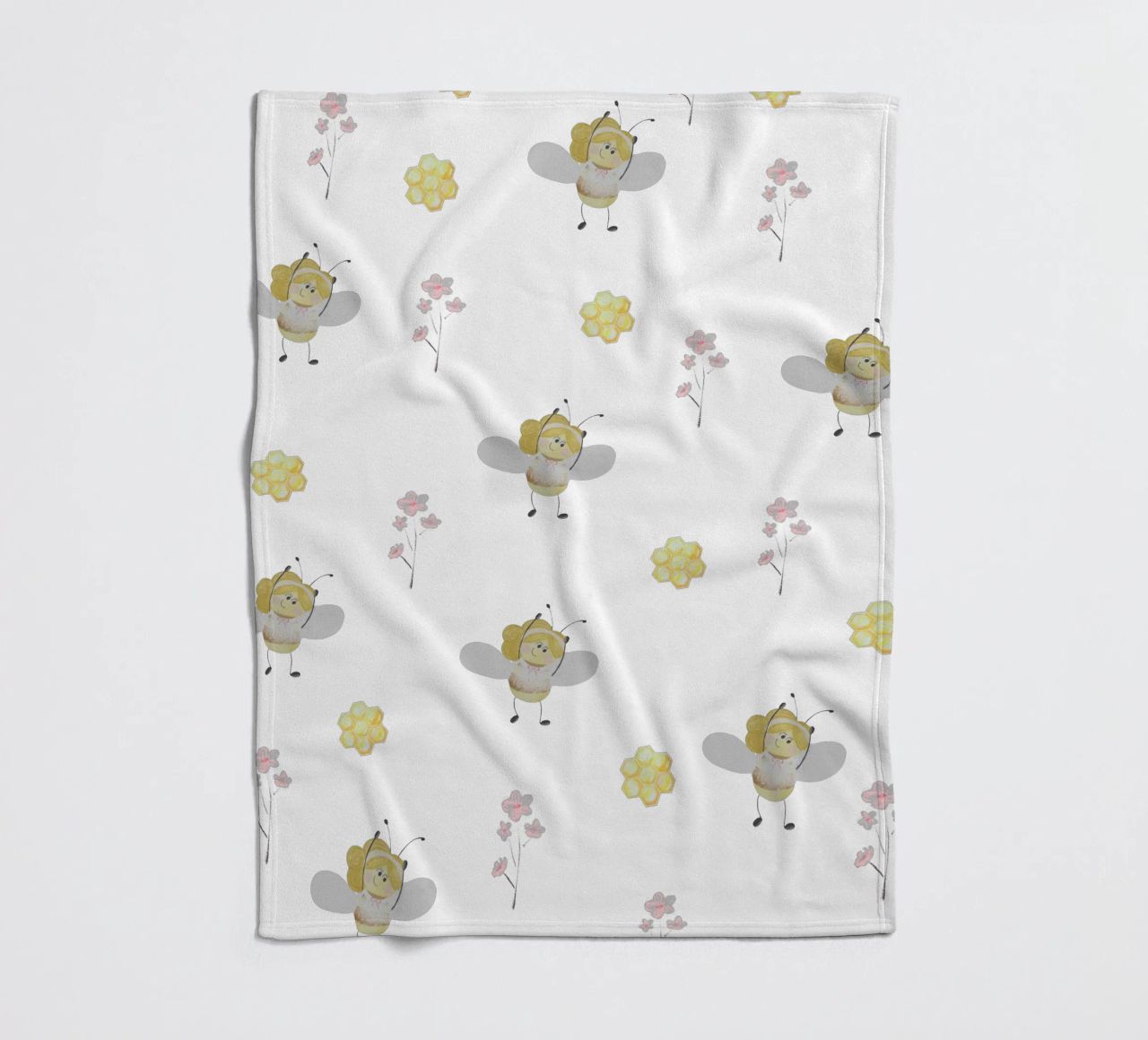 Api e fiori coperta in pile da HummelBär