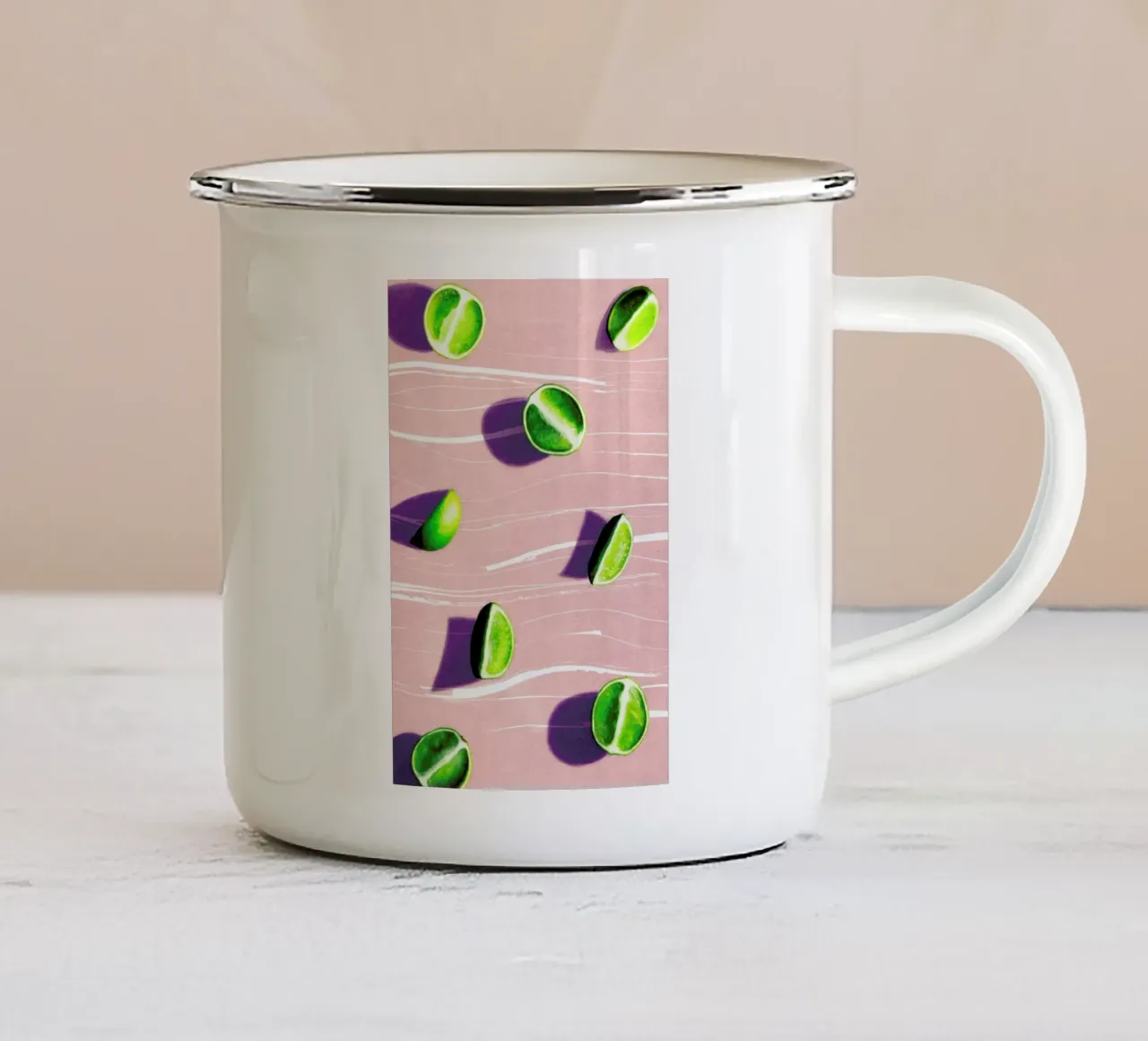 Fruit 10 tazza in smalto da STUDIO LEEMO