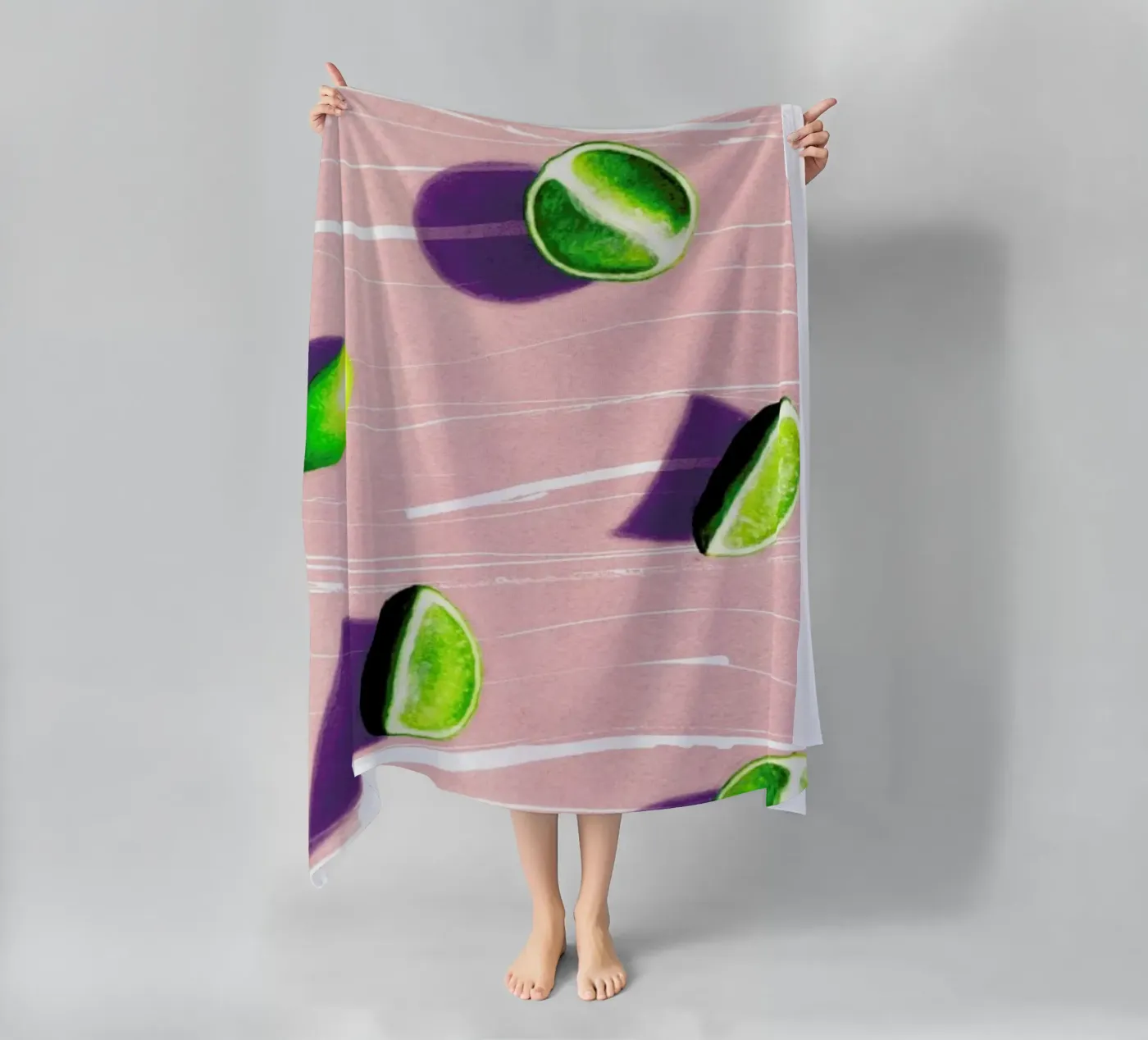 Fruit 10 beach towel by STUDIO LEEMO