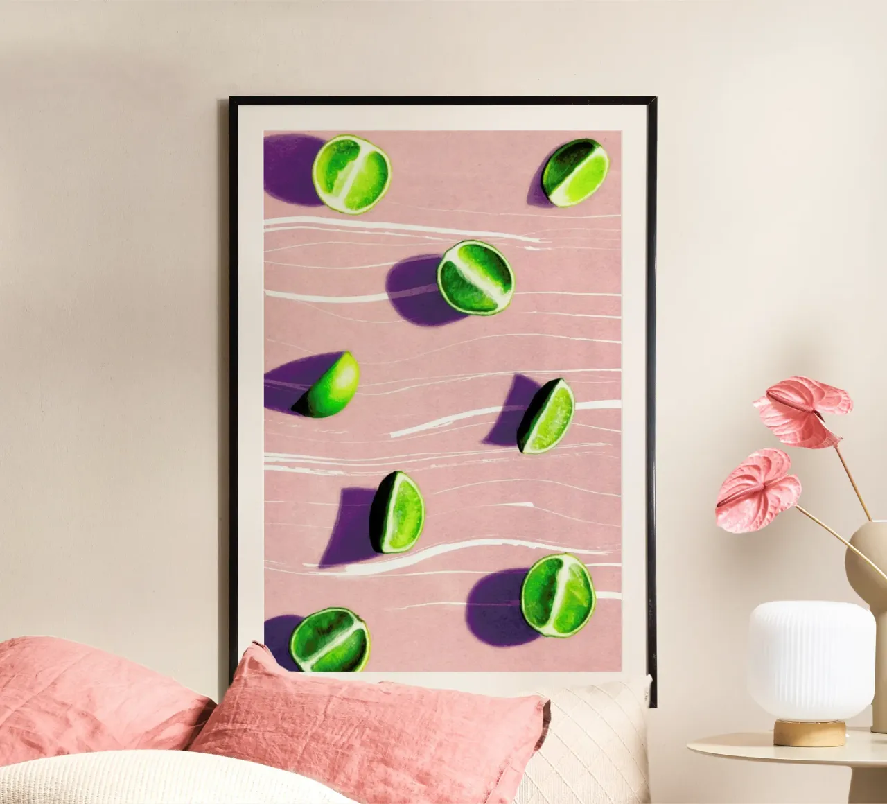 Fruit 10 poster con telaio in plastica da STUDIO LEEMO