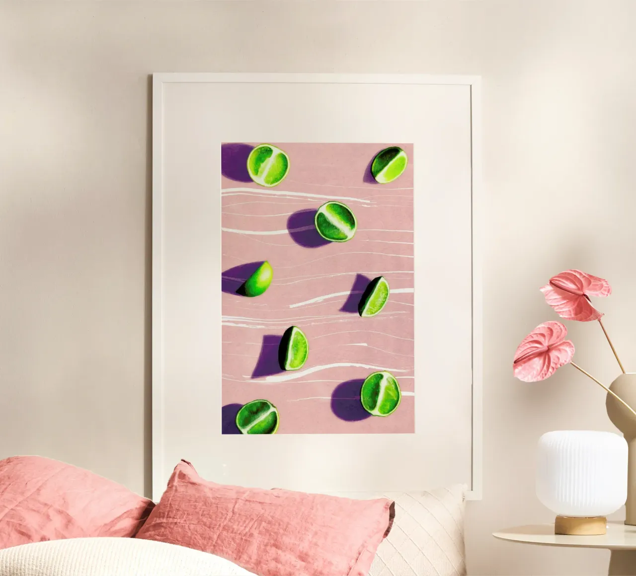Fruit 10 poster con telaio in plastica da STUDIO LEEMO