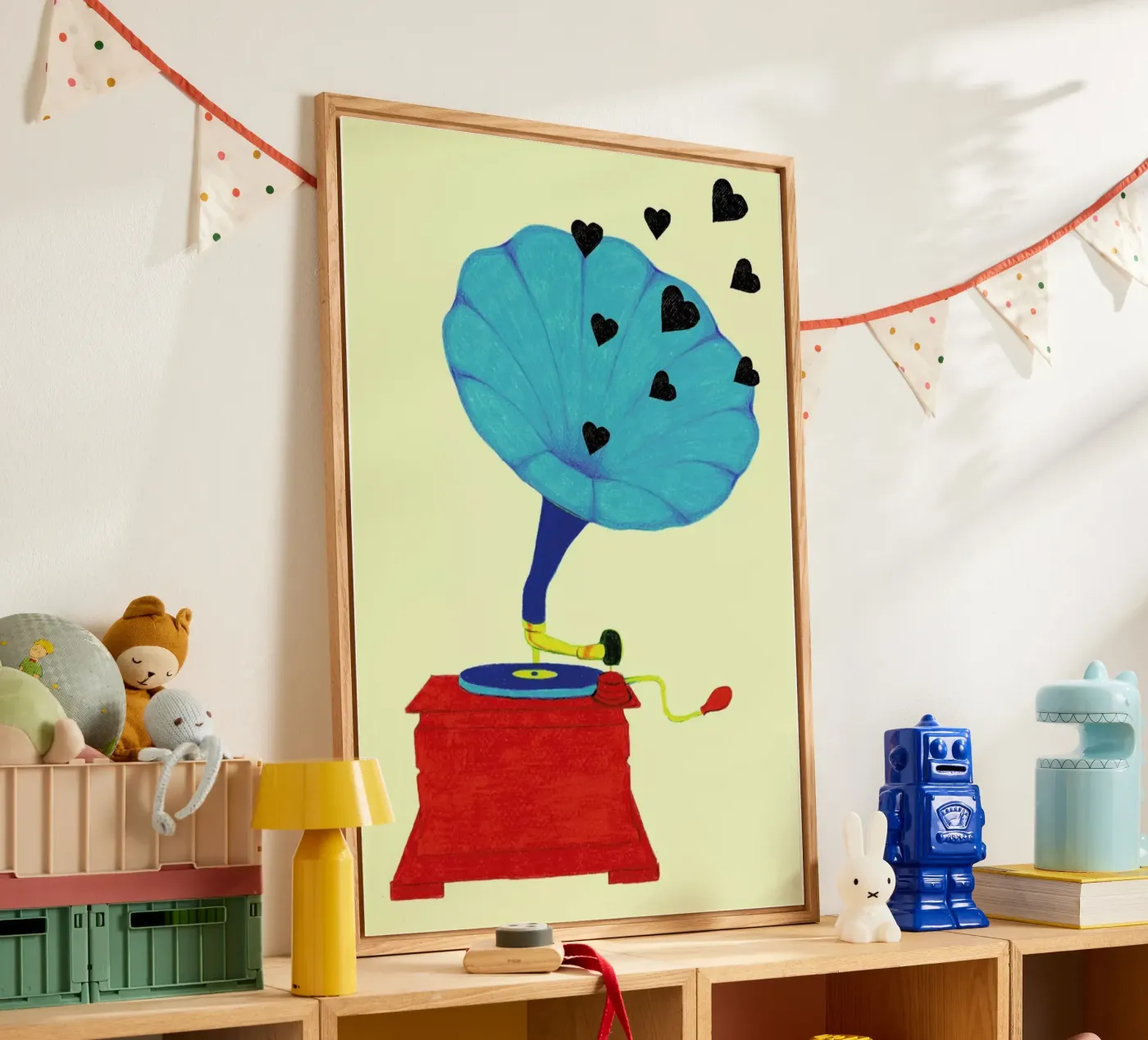 Grammophone Love plexiglass da Natalie Foss