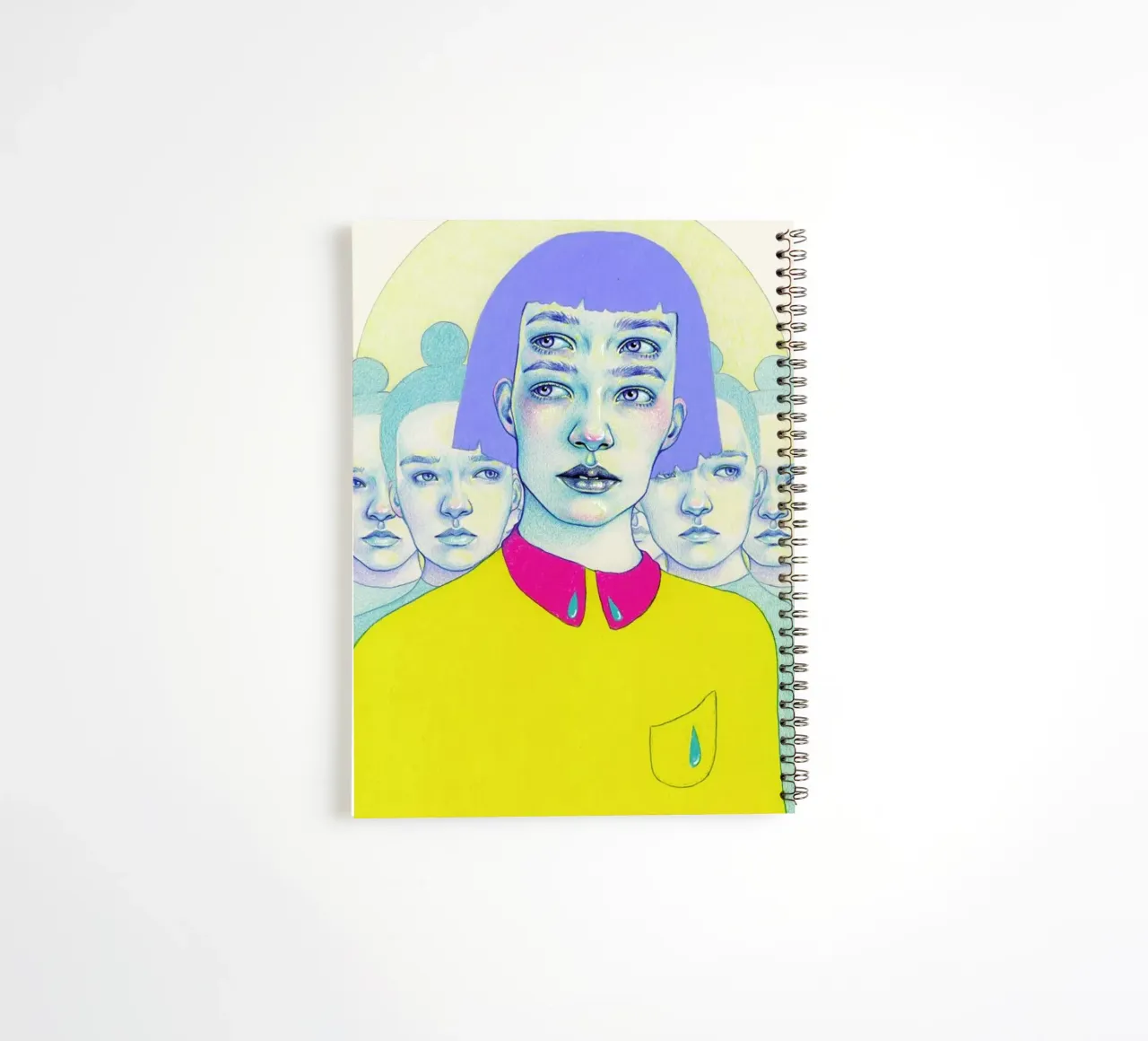 Together/Alone spiral notebook by Natalie Foss