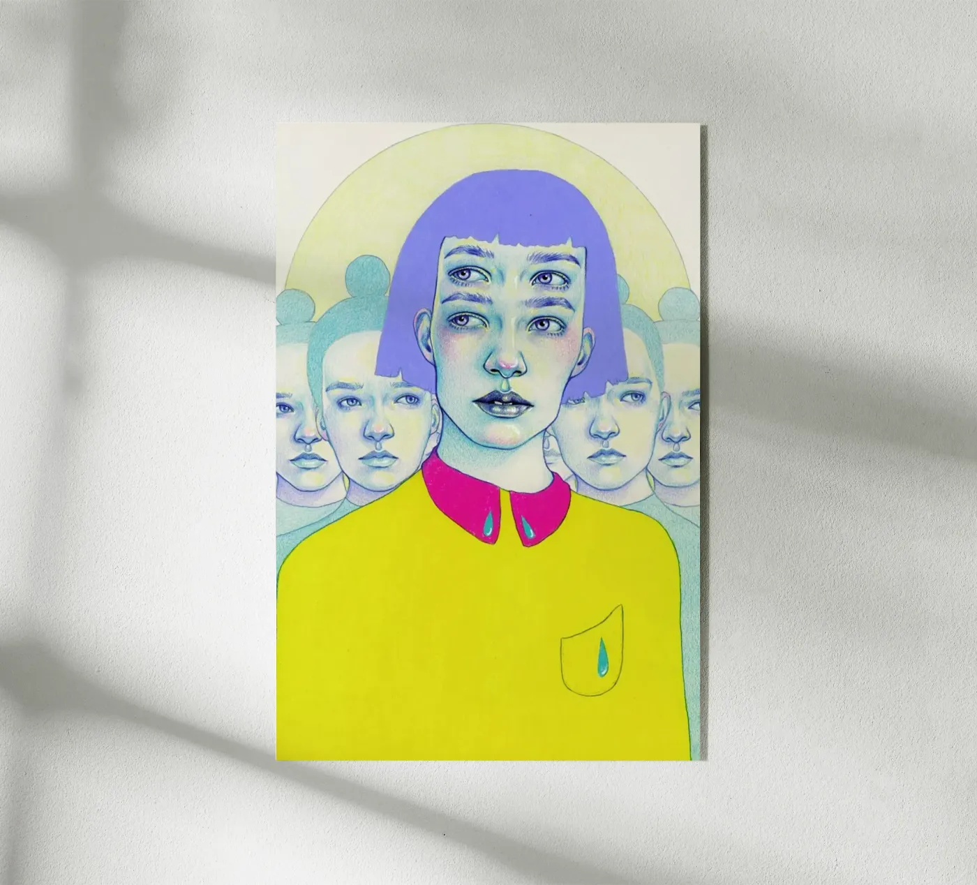 Together/Alone acryl van Natalie Foss