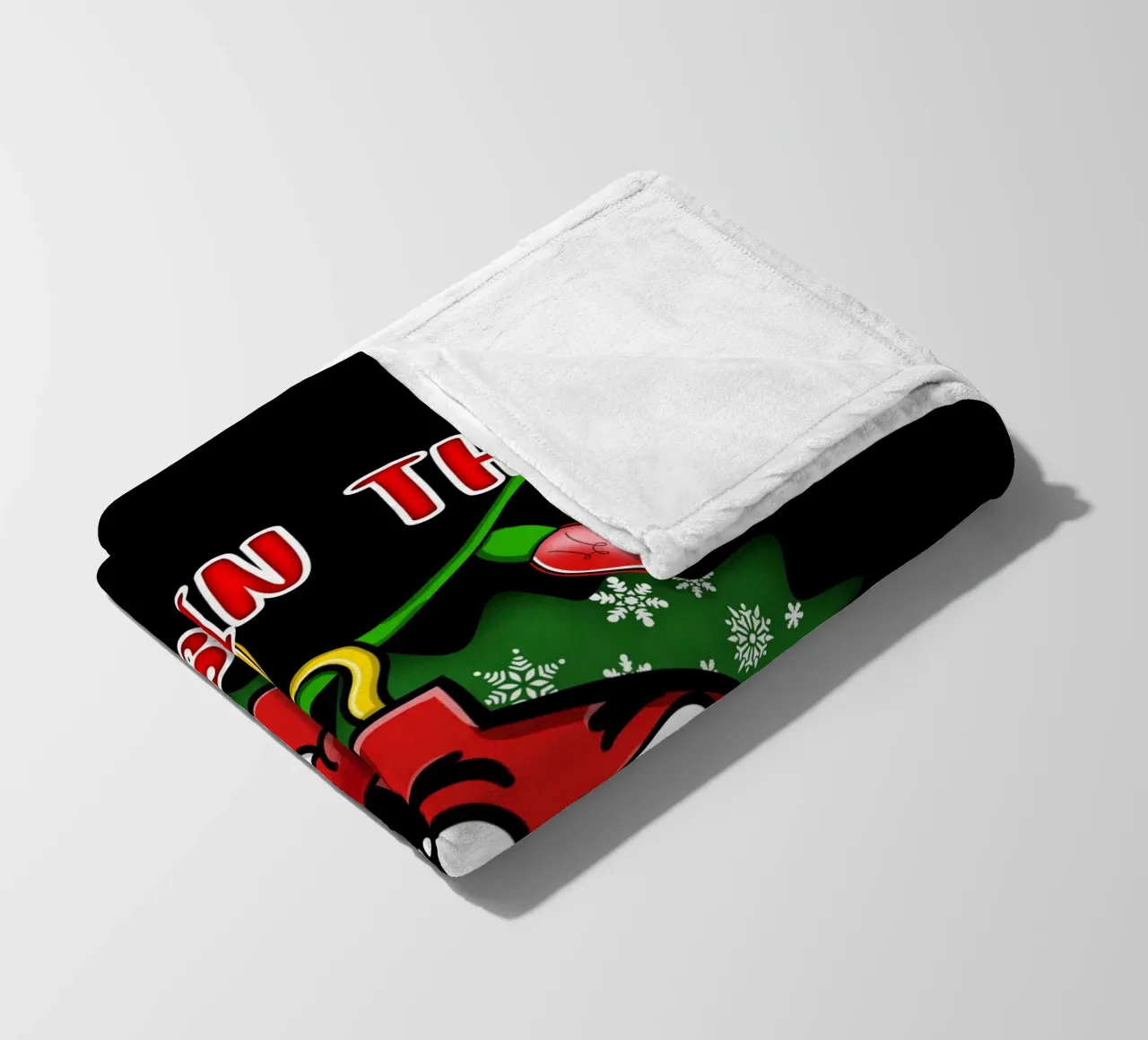 Divertente Pallone di Natale Hang in There coperta in pile da sillyindustries
