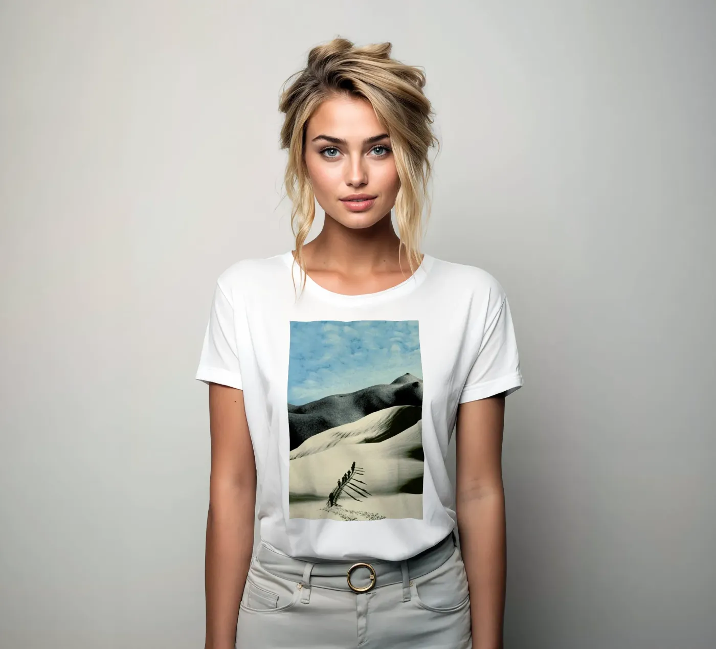 big push t-shirt da donna da Sammy Slabbinck