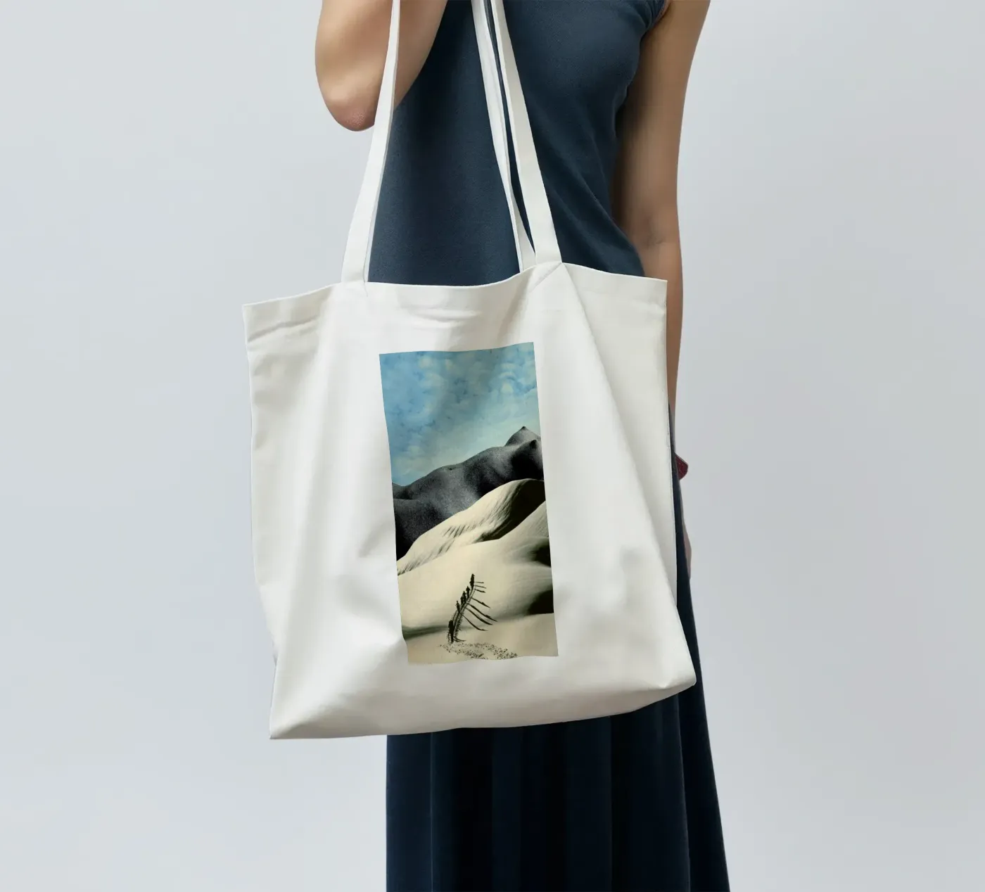 big push tote bag by Sammy Slabbinck