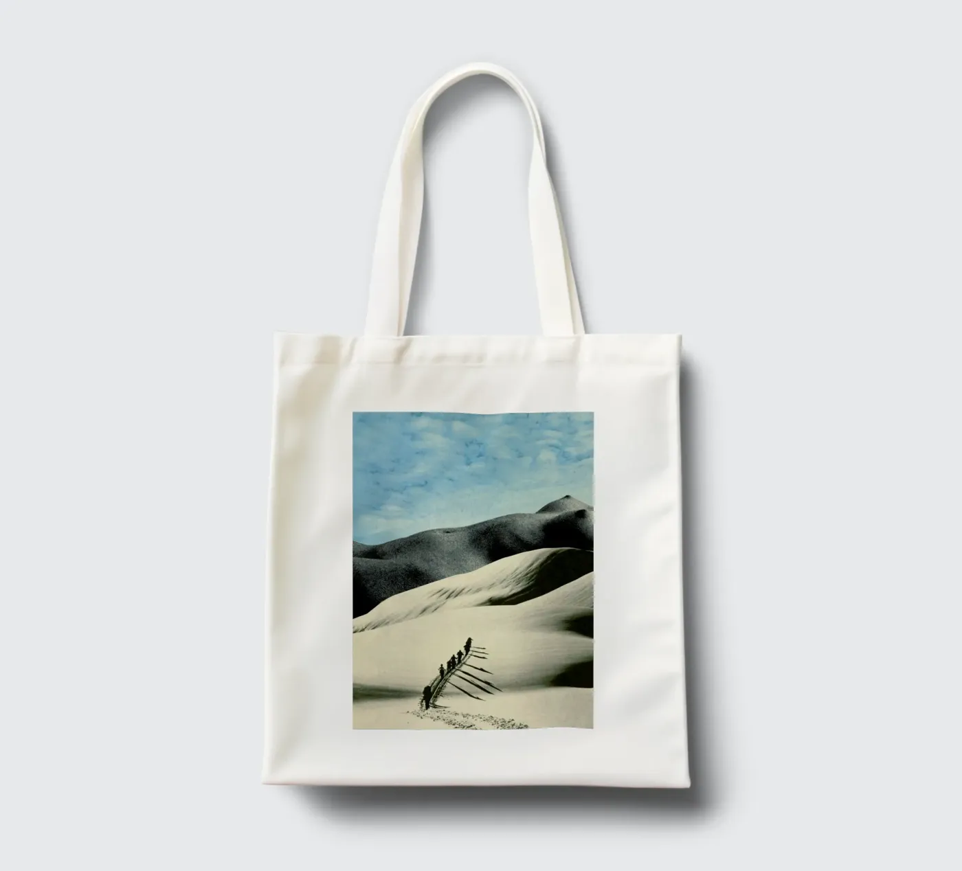 big push tote bag by Sammy Slabbinck