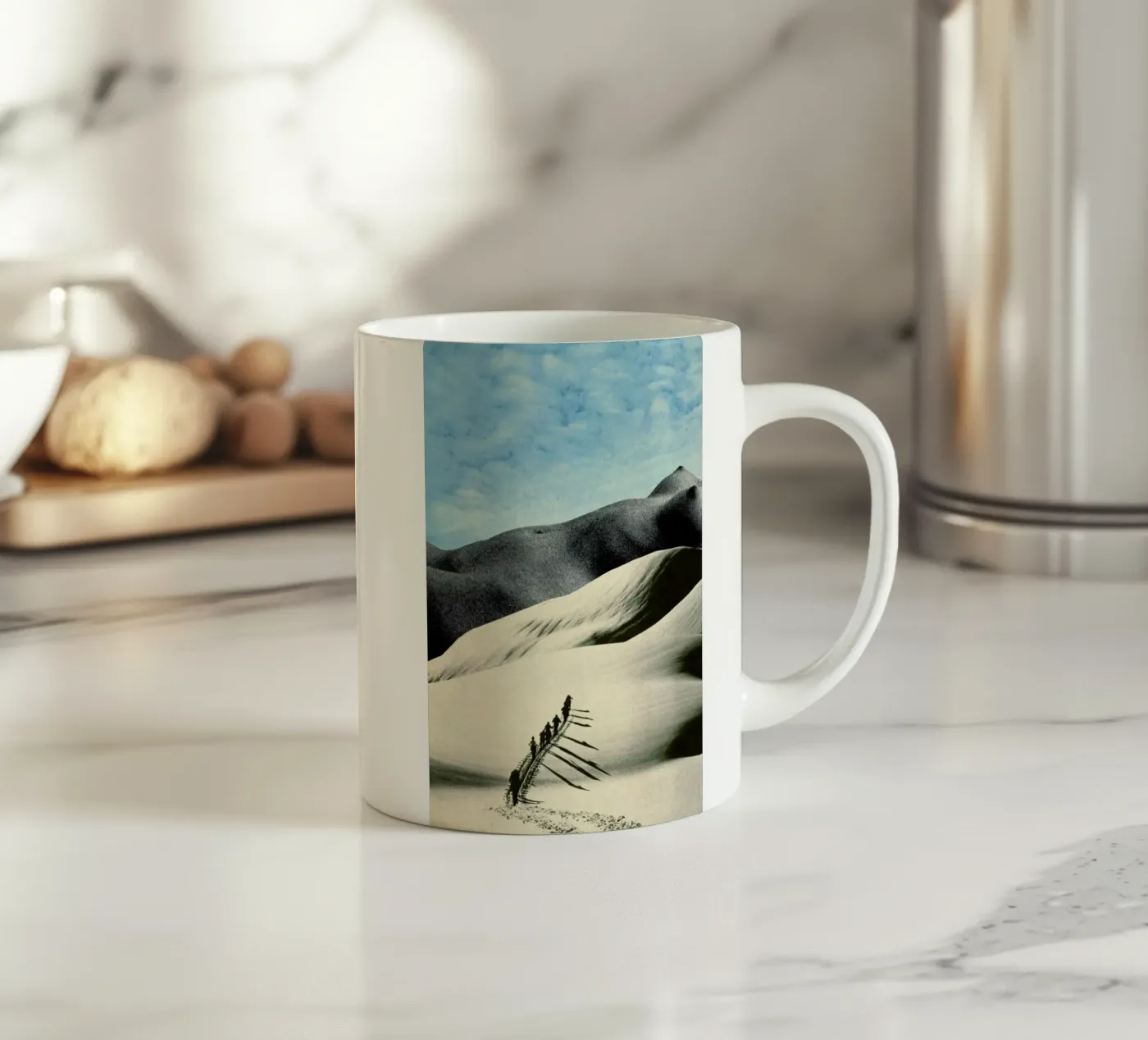 big push ceramic mug by Sammy Slabbinck