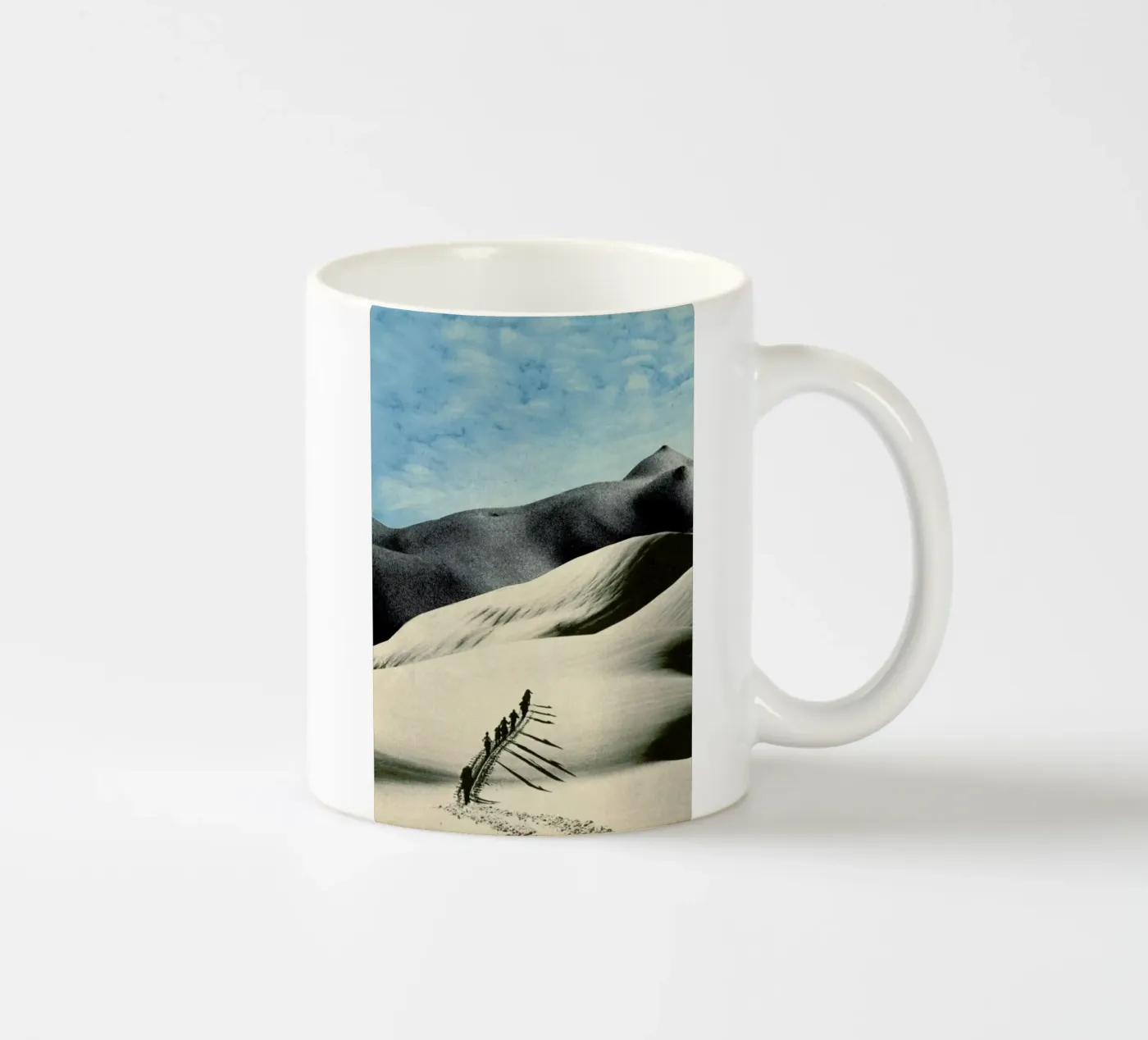 big push ceramic mug by Sammy Slabbinck