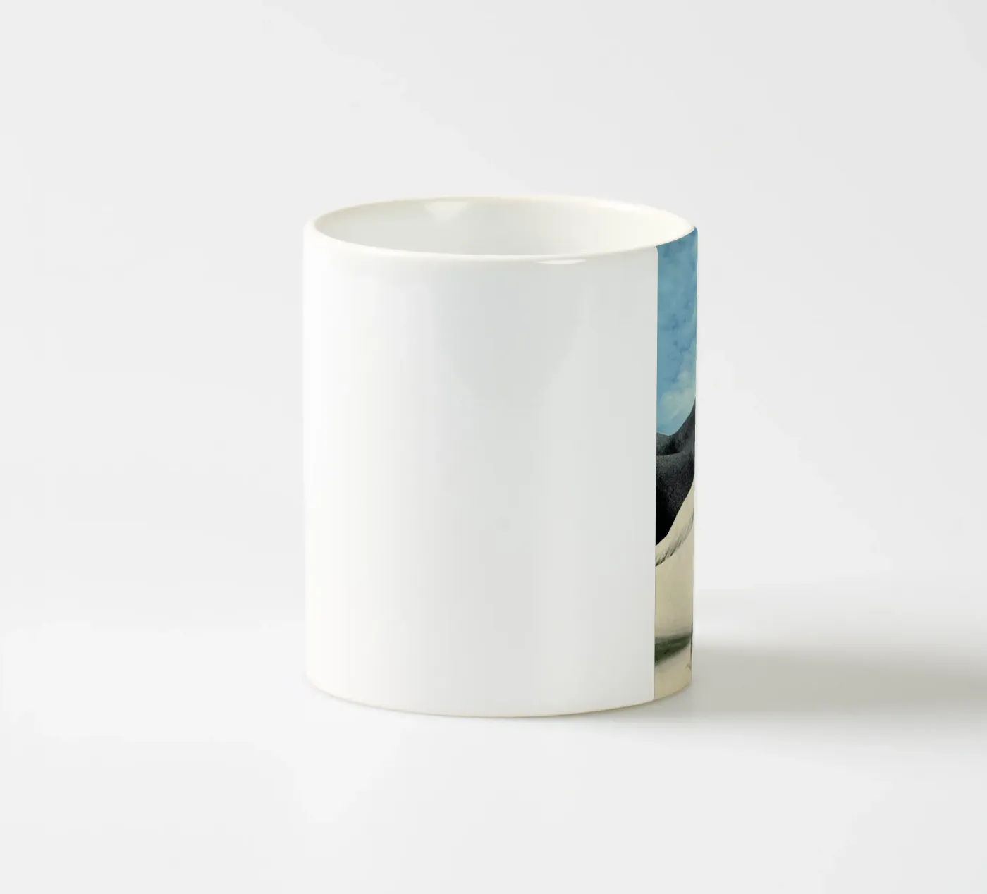 big push ceramic mug by Sammy Slabbinck