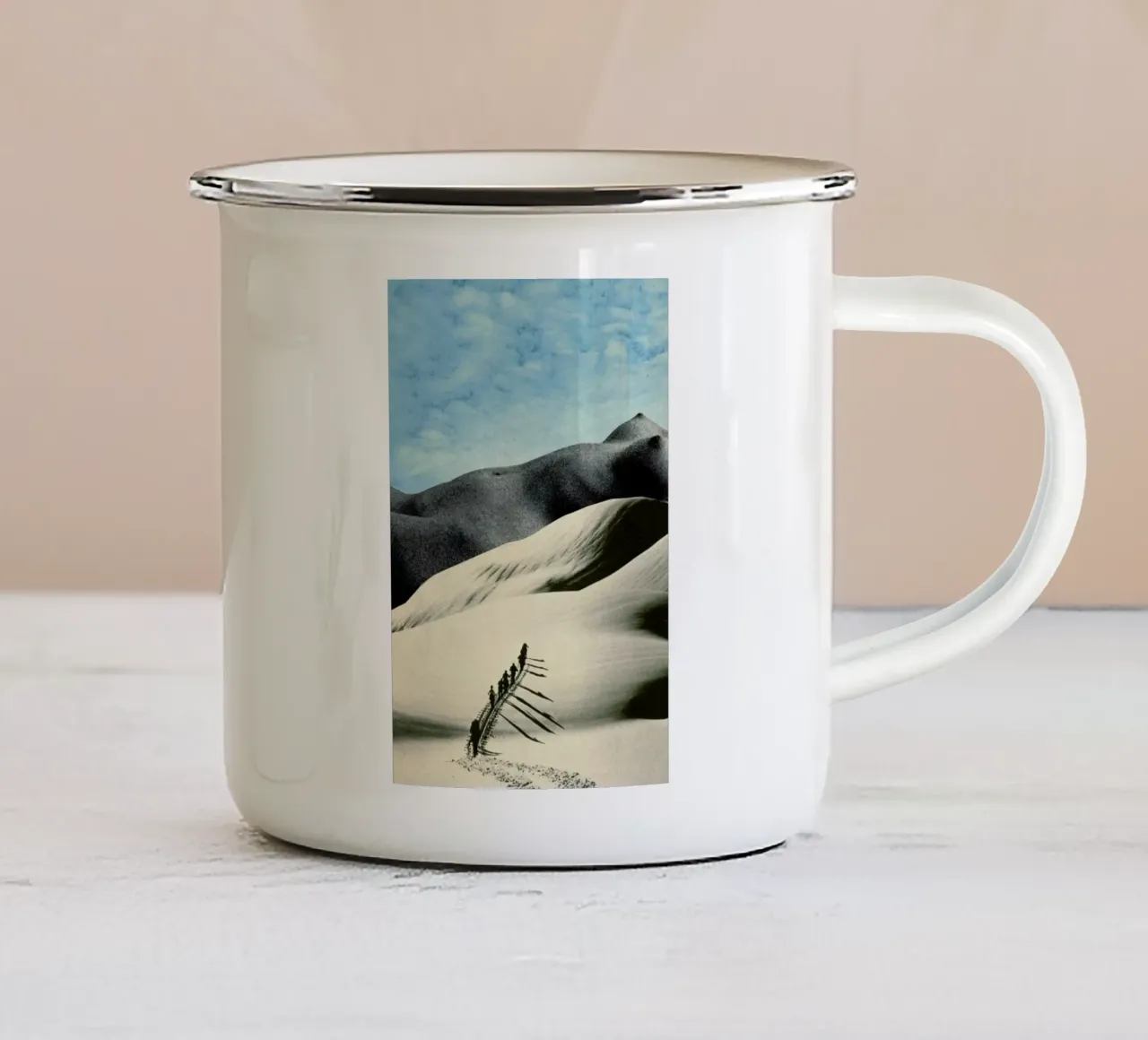 big push tazza in smalto da Sammy Slabbinck