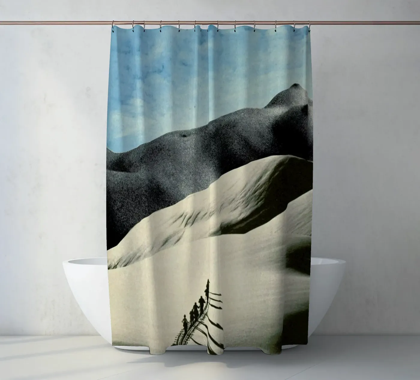 big push douchegordijn van Sammy Slabbinck