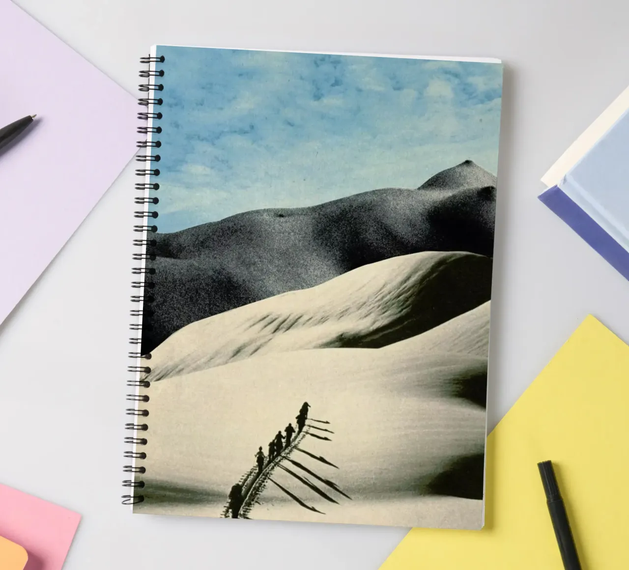 big push spiral notebook by Sammy Slabbinck