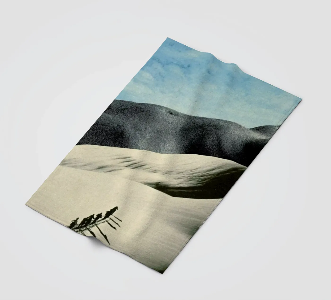 big push Fleecedecke von Sammy Slabbinck