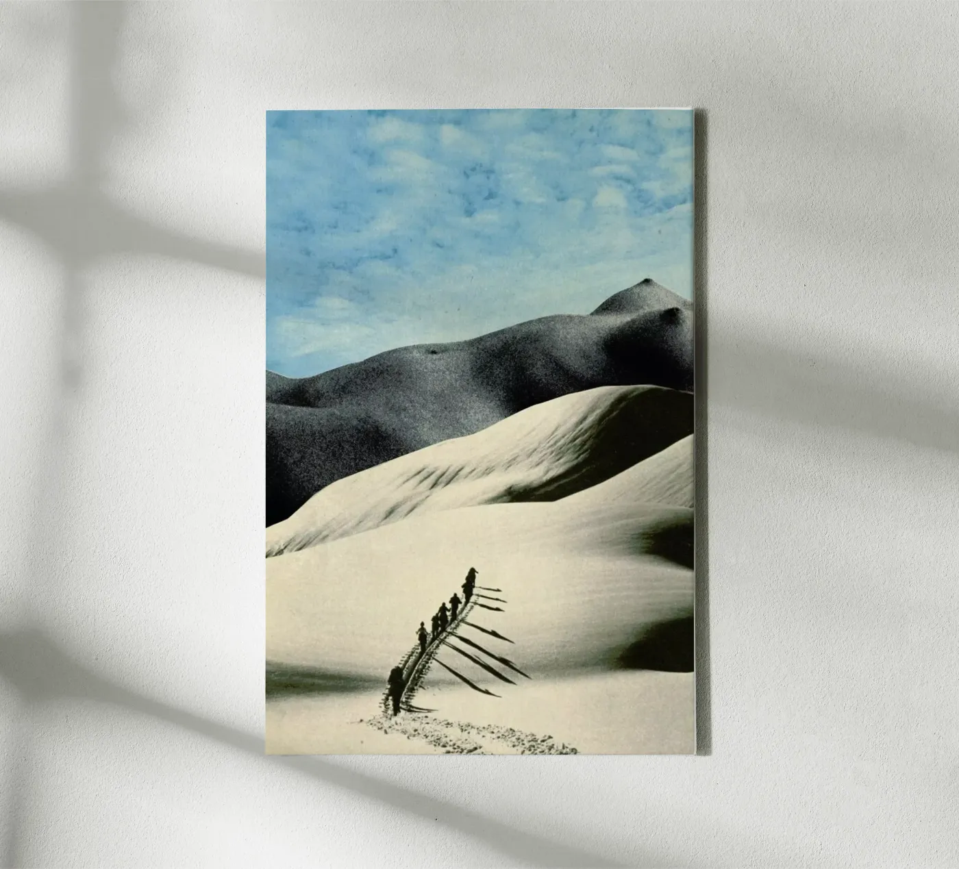 big push Leinwand von Sammy Slabbinck