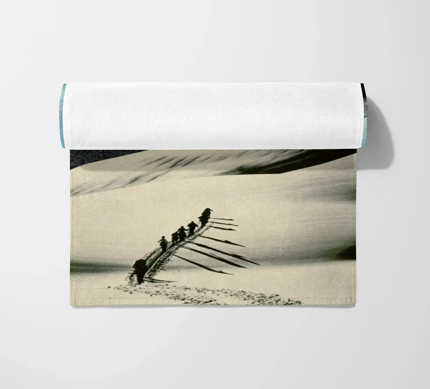 big push beach towel by Sammy Slabbinck