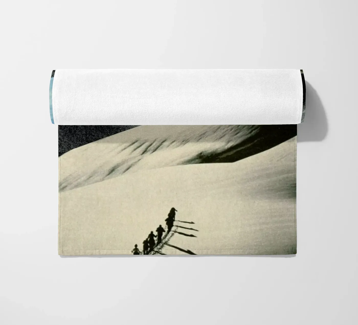big push beach towel by Sammy Slabbinck