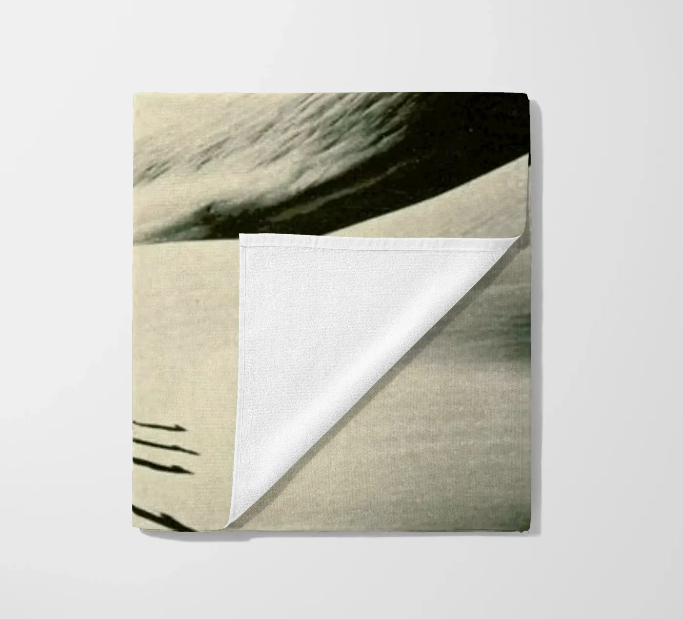 big push beach towel by Sammy Slabbinck