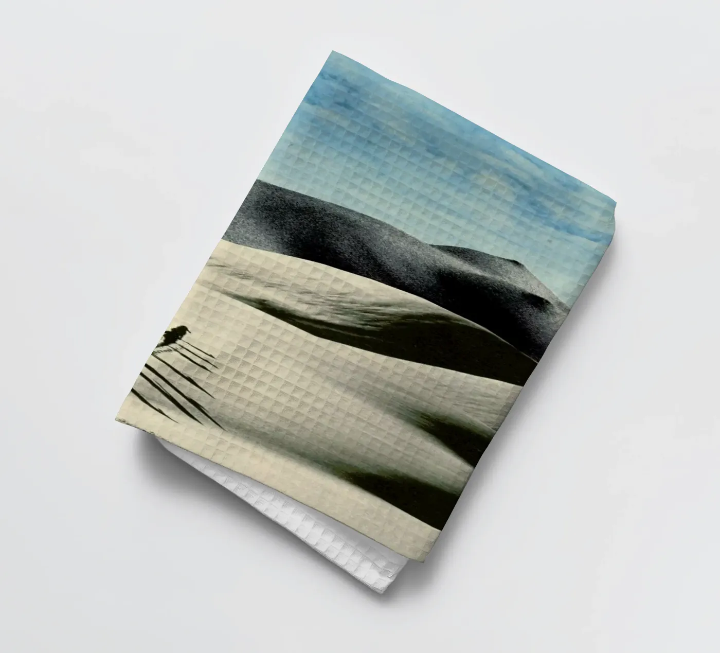 big push tea towel by Sammy Slabbinck