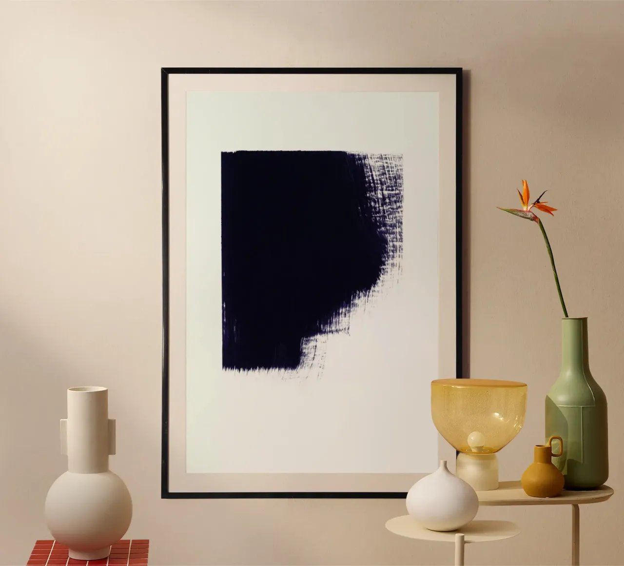Minimal 1 poster con telaio in legno da IRIS LEHNHARDT FINE ART