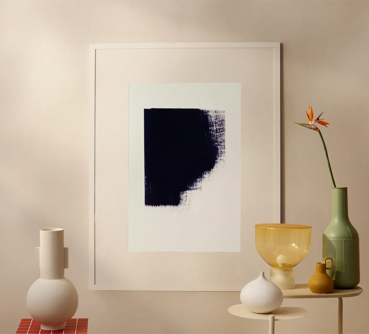 Minimal 1 poster con telaio in legno da IRIS LEHNHARDT FINE ART