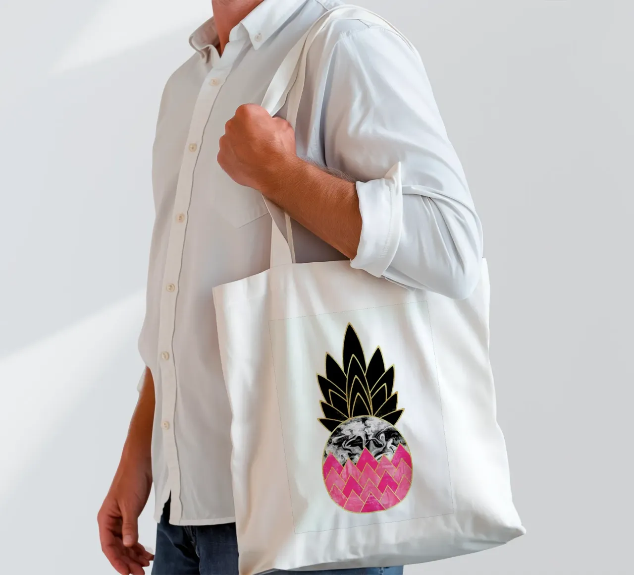 Precious Pineapple 2 tote bag by Elisabeth Fredriksson