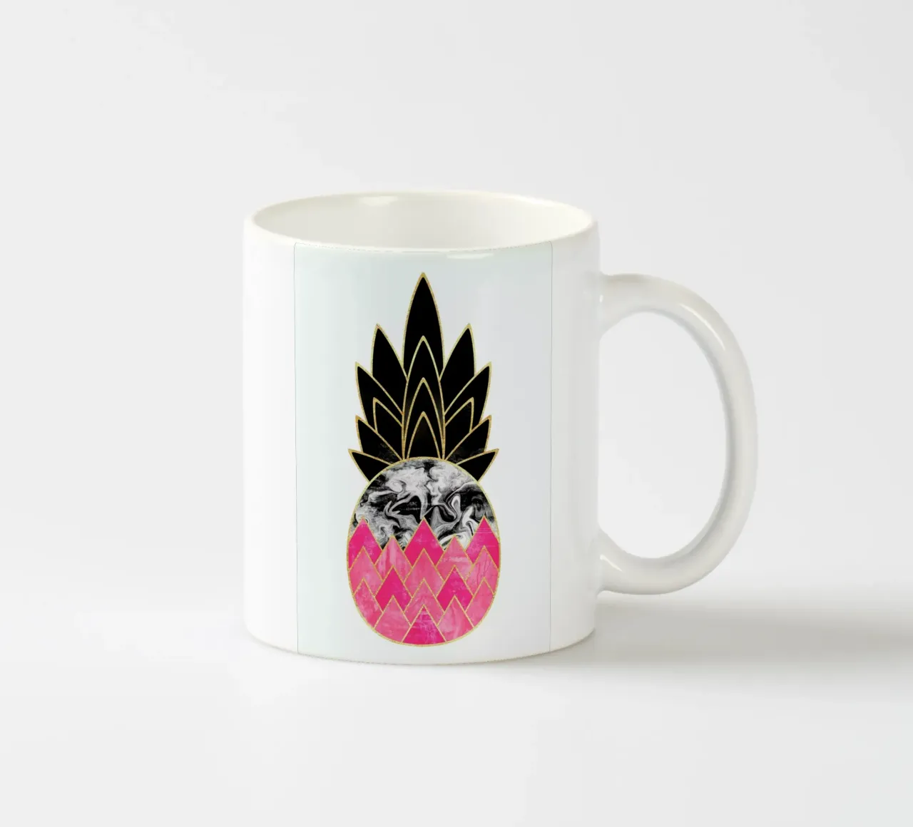 Precious Pineapple 2 keramische mok van Elisabeth Fredriksson