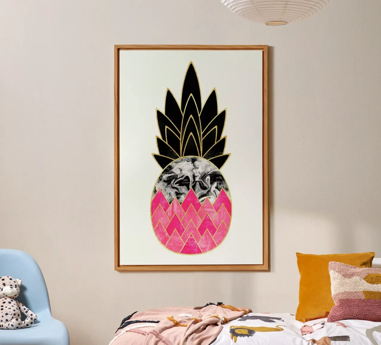 Precious Pineapple 2 alluminio dibond da Elisabeth Fredriksson