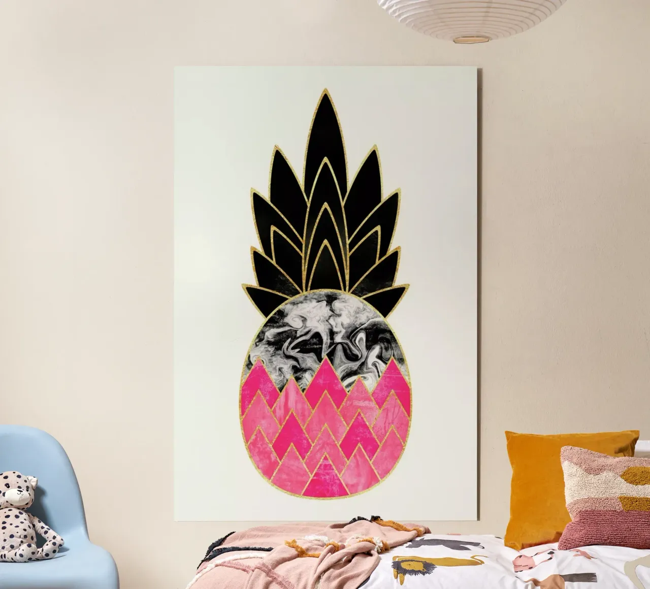 Precious Pineapple 2 alluminio dibond da Elisabeth Fredriksson