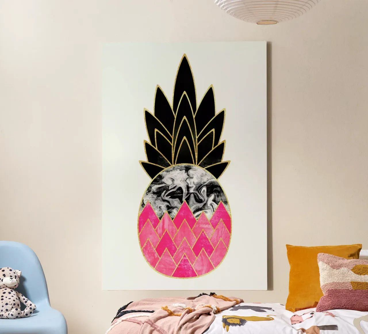 Precious Pineapple 2 canvas by Elisabeth Fredriksson