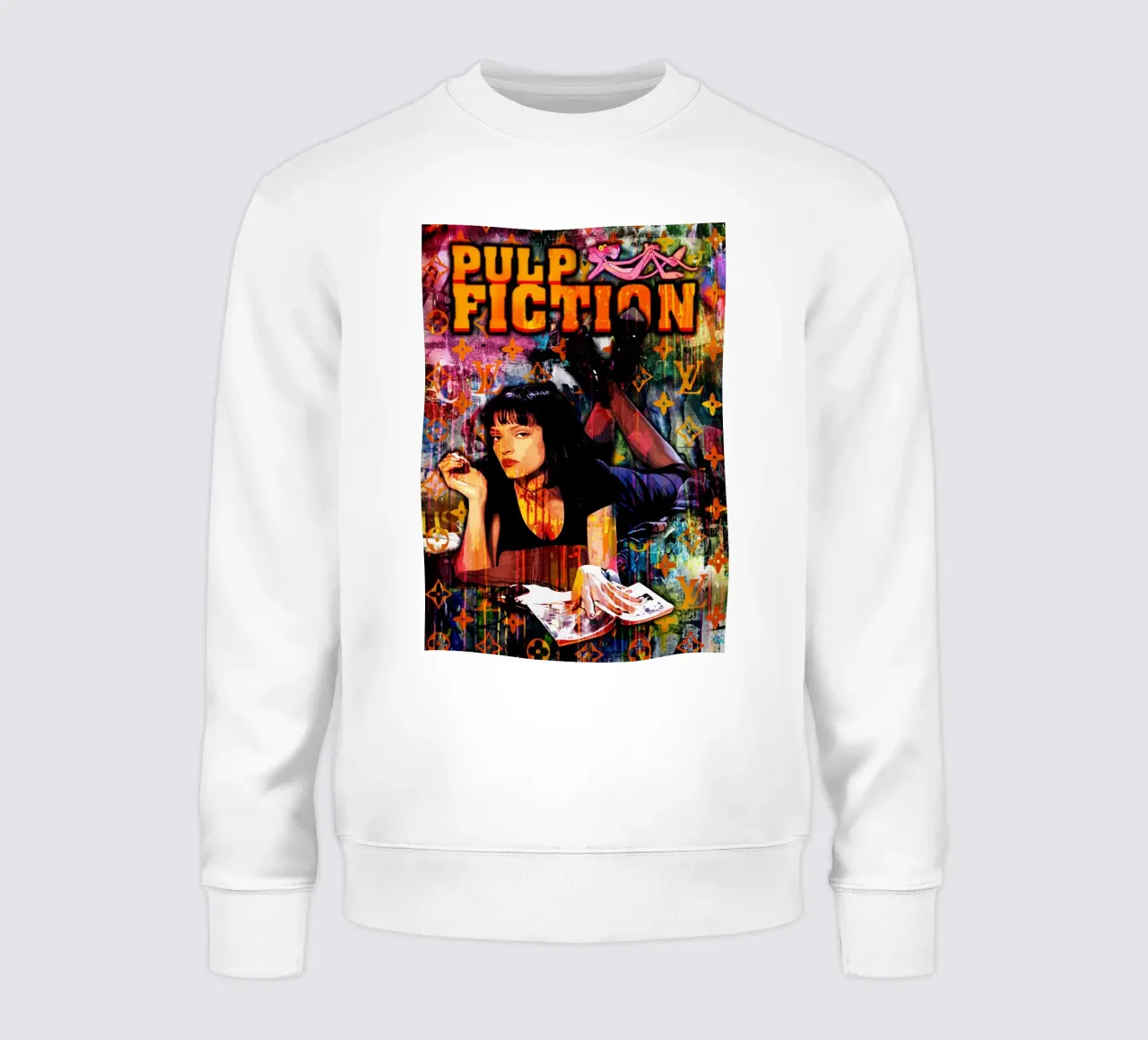 Pop Art Pulp Fiction Movie felpa da FreeArtStudio