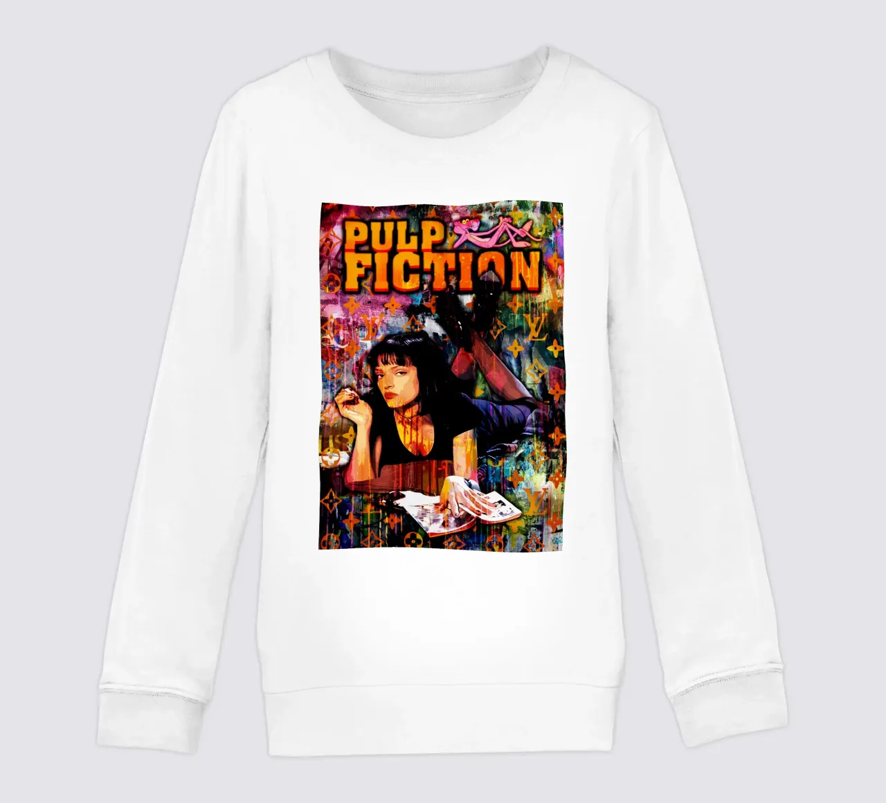 Pop Art Pulp Fiction Movie felpa bambino da FreeArtStudio