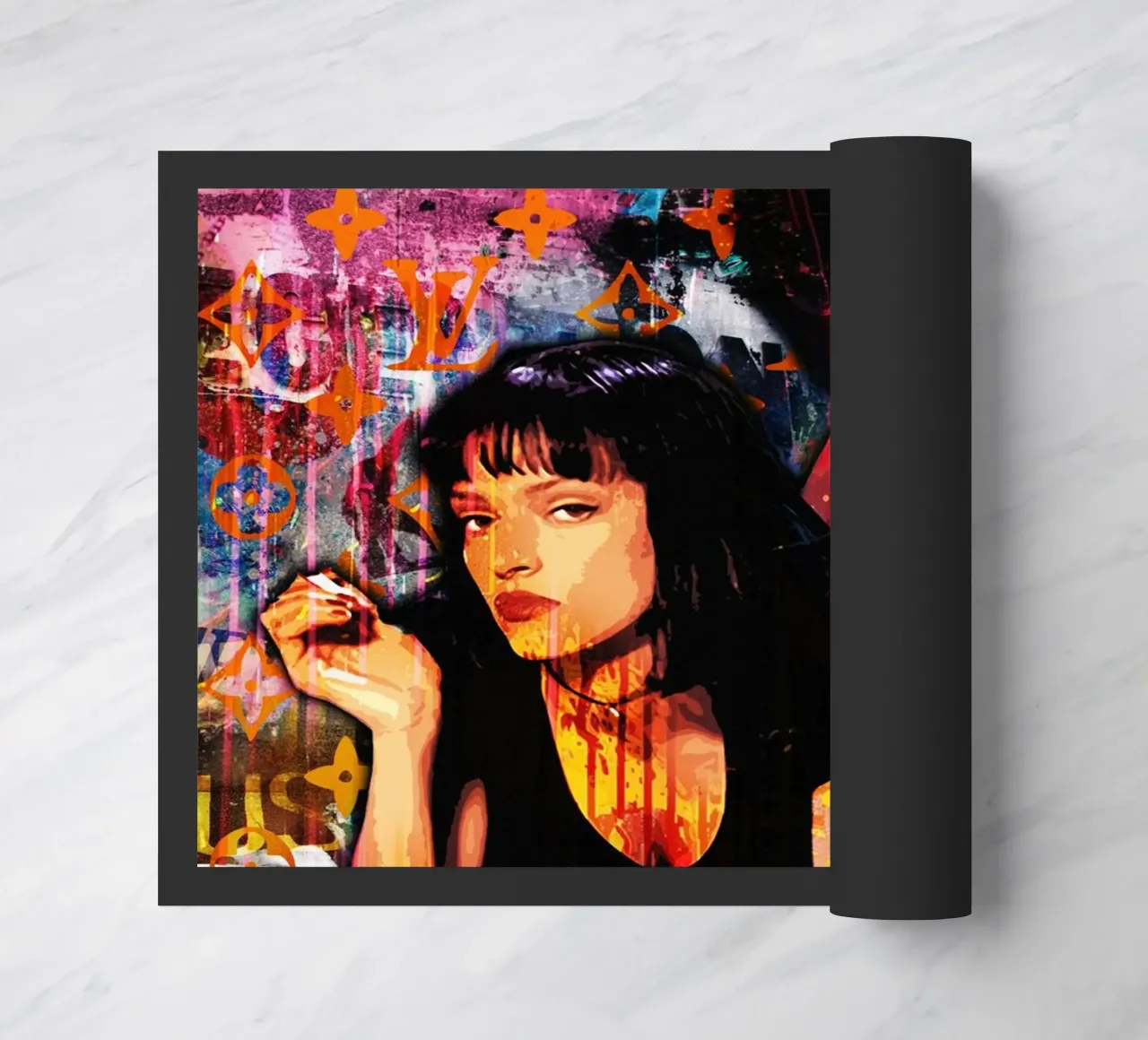 Pop Art Pulp Fiction Movie zerbino da FreeArtStudio