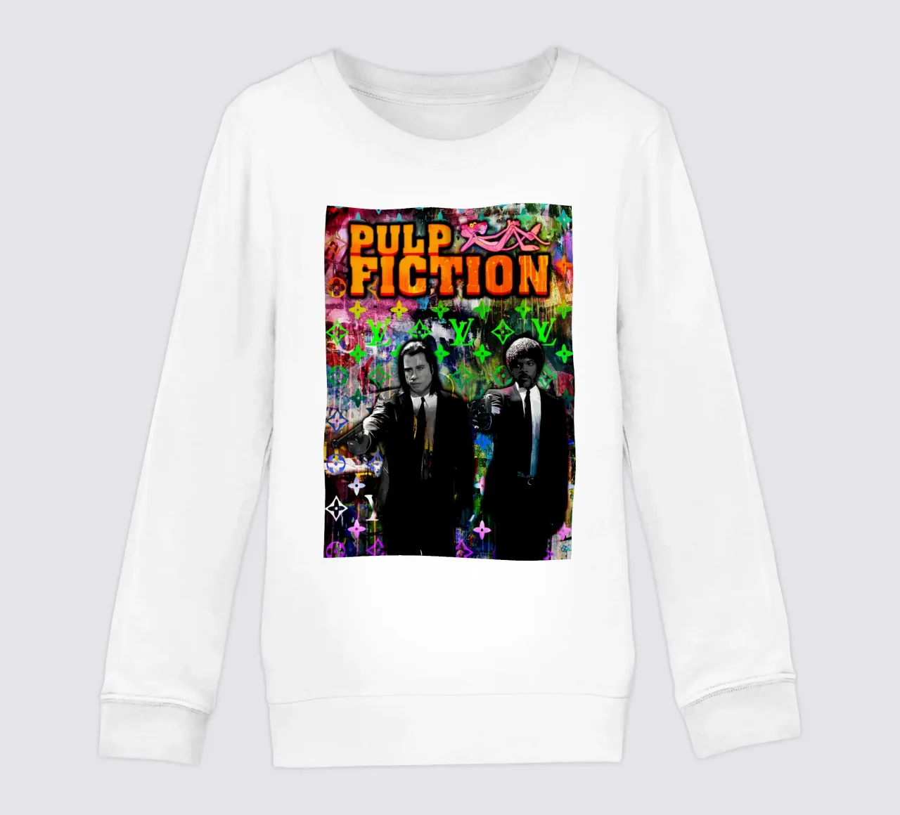 Pop Art Pup Fiction felpa bambino da FreeArtStudio