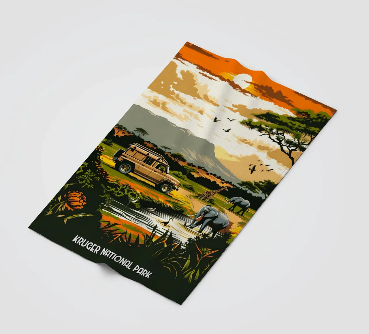 Kruger National Park coperta in pile da Travelstudio
